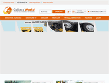 Tablet Screenshot of collect-world.com